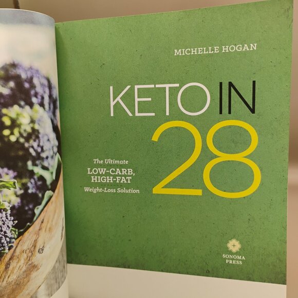Keto in 28 The Ultimate Low Carb High Fat Wt Loss Solution paperback dated 2015 - Picture 3 of 16